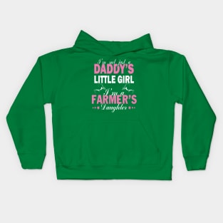 FAther (2) I am a farmer Kids Hoodie